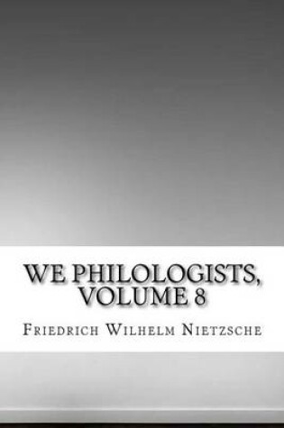 Cover of We Philologists, Volume 8