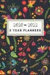 Book cover for 3 year planner 2020-2022