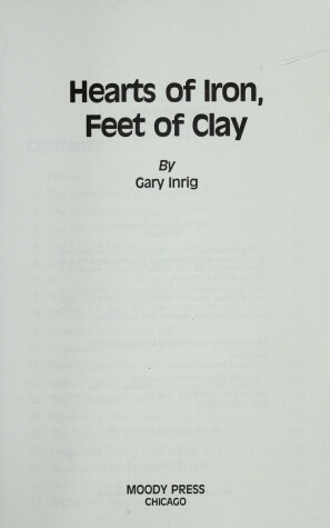 Book cover for Hearts of Iron, Feet of Clay