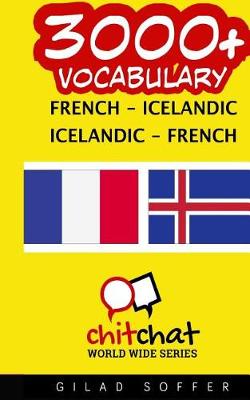 Book cover for 3000+ French - Icelandic Icelandic - French Vocabulary