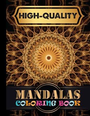 Book cover for High-Quality Mandalas Coloring Book