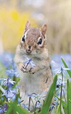 Book cover for Chipmunk with a Flower - Blank Notebook - 5