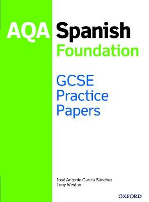 Book cover for AQA GCSE Spanish Foundation Practice Papers