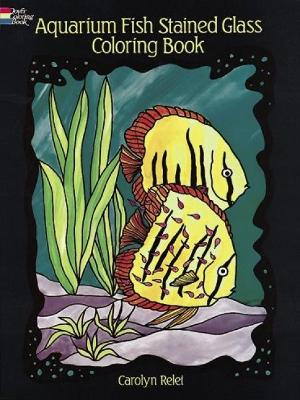 Book cover for Aquarium Fish Stained-Glass Colouring Book