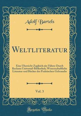 Book cover for Weltliteratur, Vol. 3