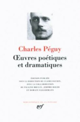 Cover of Oeuvres poetiques et dramatiques