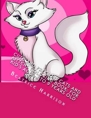 Book cover for Cute and Precious Cats and Kittens Coloring Book