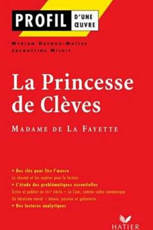 Cover of Profil - La Fayette (Madame de)