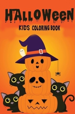 Cover of Halloween Kids Coloring Book