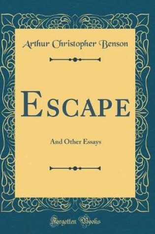 Cover of Escape