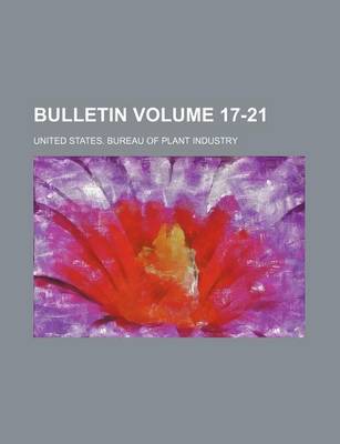 Book cover for Bulletin Volume 17-21