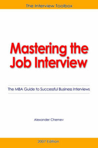 Cover of Mastering the Job Interview