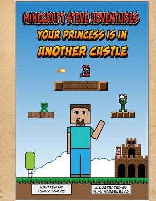 Book cover for Minecraft Steve Adventures