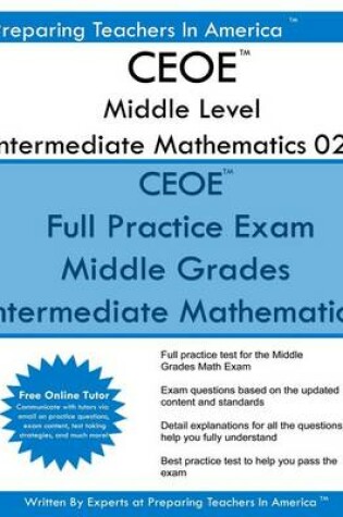 Cover of Ceoe Middle Level Intermediate Mathematics 025