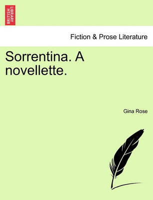 Book cover for Sorrentina. a Novellette.