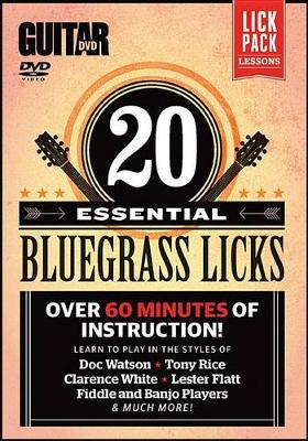 Book cover for 20 Essential Bluegrass Licks