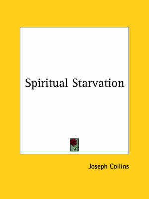 Book cover for Spiritual Starvation