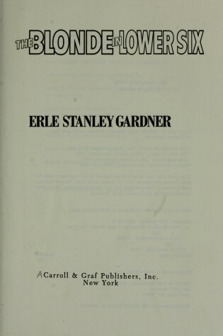 Cover of The Blonde in Lower Six