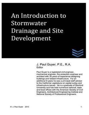 Cover of An Introduction to Stormwater Drainage and Site Development