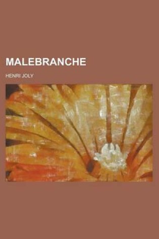 Cover of Malebranche