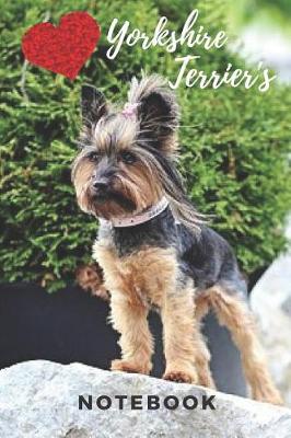 Book cover for Yorkshire Terrier Notebook