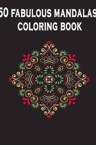 Cover of 50 fabulous mandalas coloring book