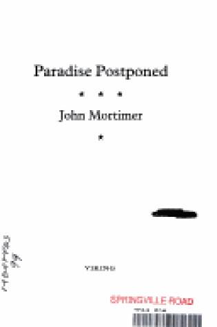 Cover of Paradise Postponed