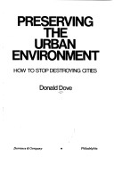 Book cover for Preserving the Urban Environment