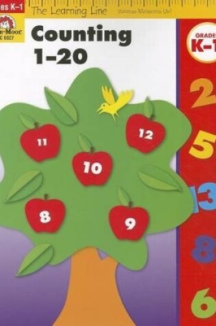 Cover of Learning Line: Counting 1-20, Kindergarten - Grade 1 Workbook