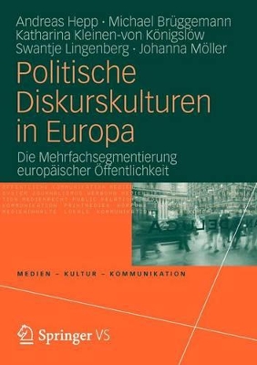 Cover of Politische Diskurskulturen in Europa