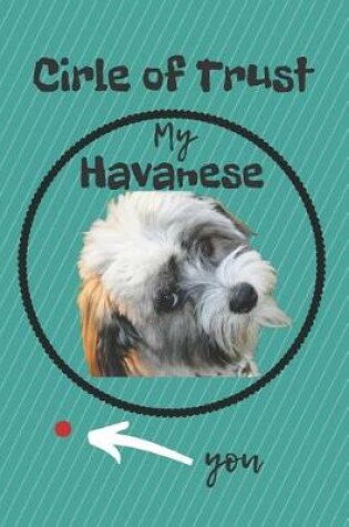Cover of Circle of Trust My Havanese Blank Lined Notebook Journal