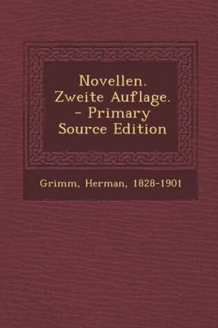 Cover of Novellen. Zweite Auflage.