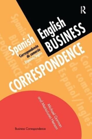 Cover of Spanish/English Business Correspondence