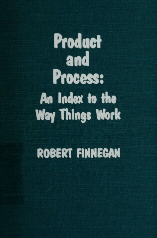 Cover of Product and Process