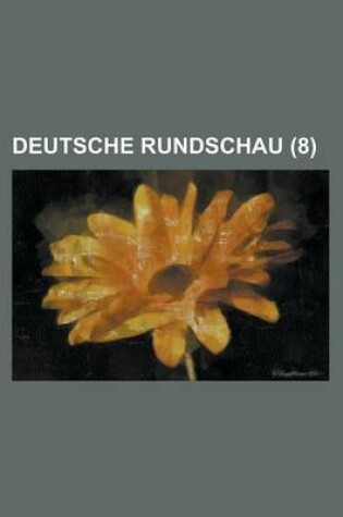 Cover of Deutsche Rundschau (8)