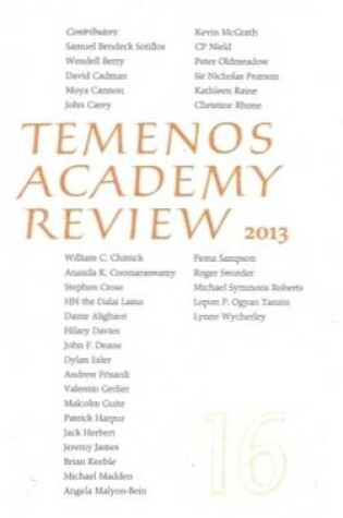 Cover of Temenos Academy Review 16