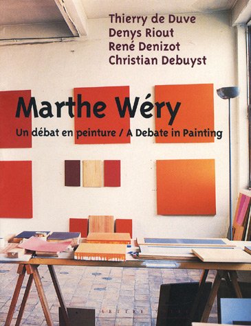 Book cover for Marthe Wery: a Debate in Painting