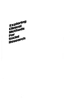 Book cover for Exploring Clinical Methods for Social Research