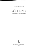 Book cover for Rochling