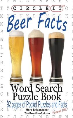 Book cover for Circle It, Beer Facts, Word Search, Puzzle Book