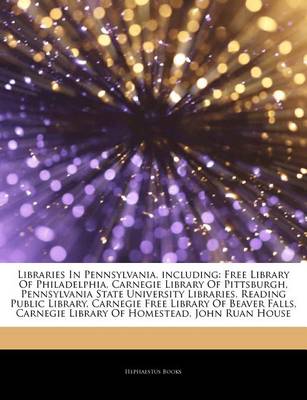 Cover of Articles on Libraries in Pennsylvania, Including