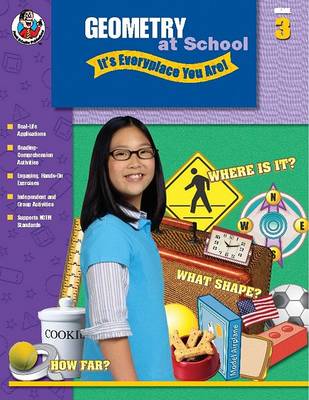 Book cover for Geometry at School - It's Everyplace You Are!, Grade 3