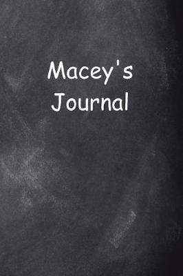 Book cover for Macey Personalized Name Journal Custom Name Gift Idea Macey