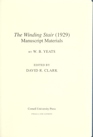 Cover of The Winding Stair (1929)