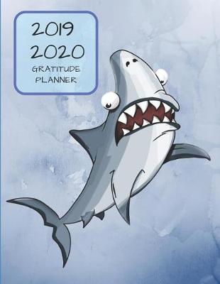 Book cover for 2019 2020 15 Months Sharks Gratitude Journal Daily Planner