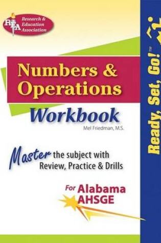 Cover of Alabama AHSGE Numbers & Operations Workbook