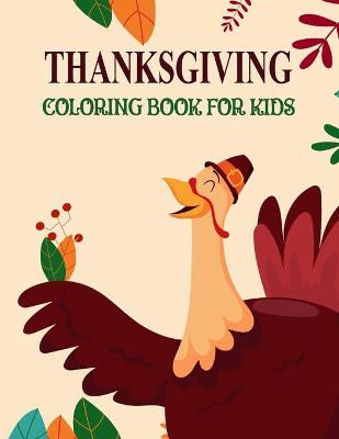Book cover for Thanksgiving Coloring Book for Kids