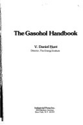 Cover of The Gasohol Handbook