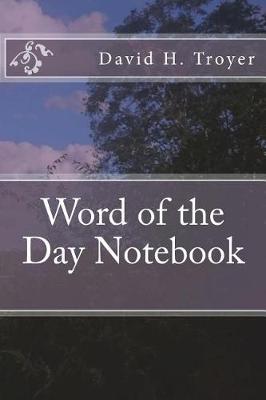 Book cover for Word of the Day Notebook