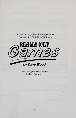 Book cover for Really Wet Games